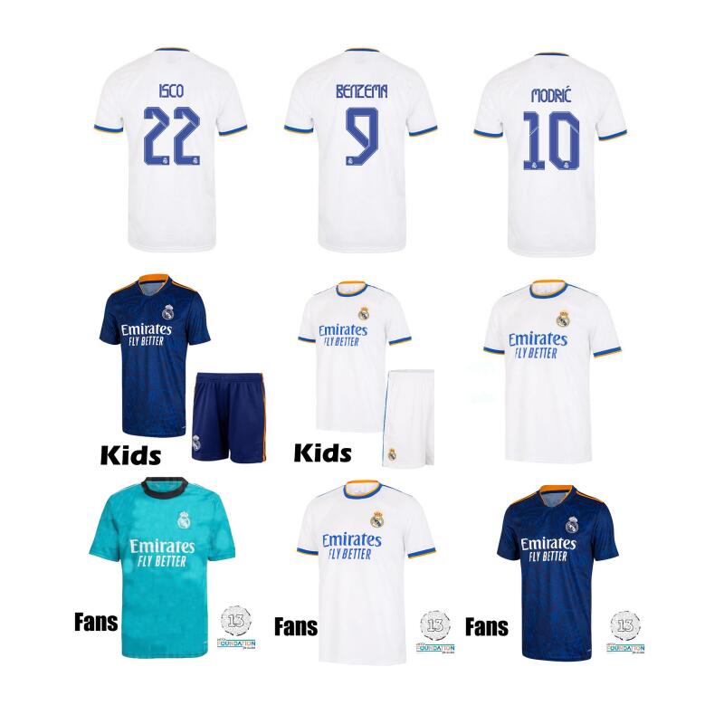 REAL MADRID jerseys 21 22 soccer football shirt CAMAVINGA ALABA HAZARD BENZEMA ASENSIO MODRIC MARCELO VALVERDE camiseta men + kids kit 2021 2022 uniforms fourth, Home no patch
REAL MADRID jerseys 21 22 soccer football shirt CAMAVINGA ALABA HAZARD BENZEMA ASENSIO MODRIC MARCELO VALVERDE camiseta men + kids kit 2021 2022 uniforms fourth, Home no patch