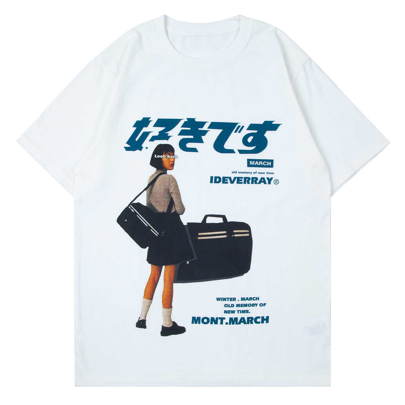 Girl Japanese Kanji Print Harajuku T Shirt Mens Hip Hop Streetwear Shirts Summer Cotton Loose Short Sleeve ops Unisex 210629