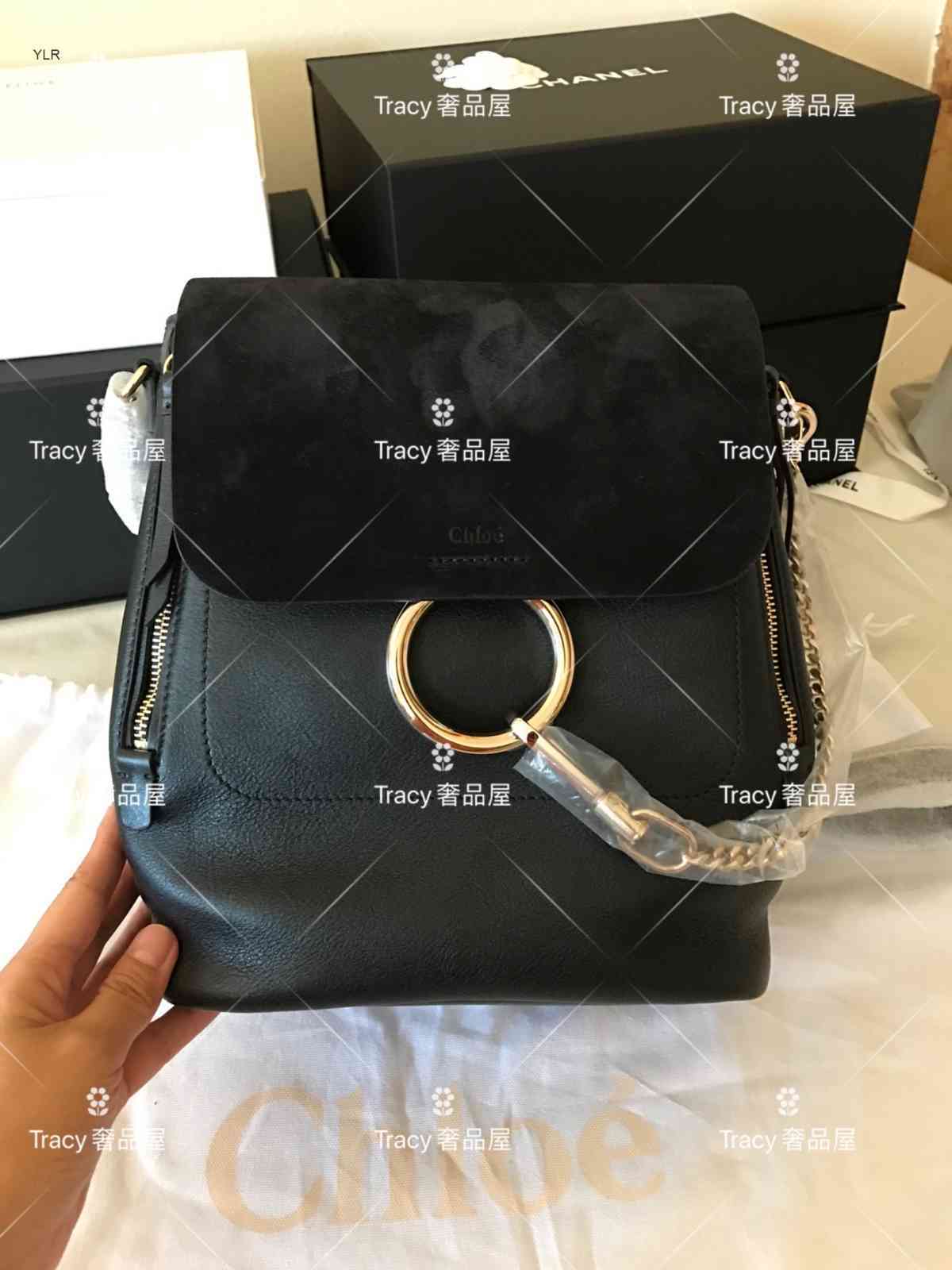 Tracy Spain CHOE Faye black cow leather large double shoulder single shoulder backpack 50% off
Tracy Spain CHOE Faye black cow leather large double shoulder single shoulder backpack 50% off