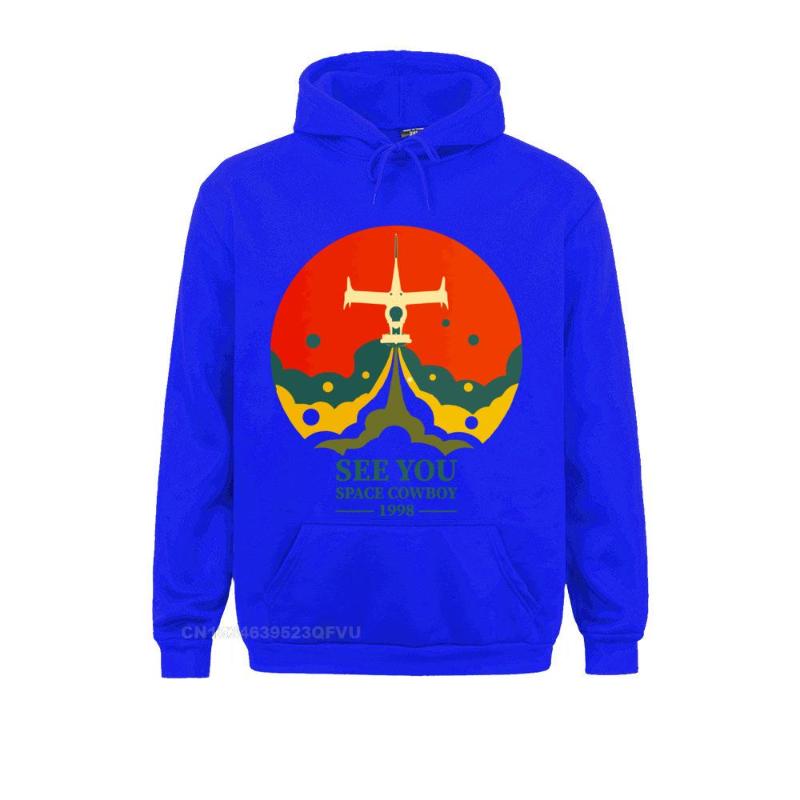 Men's Hoodies & Sweatshirts Vintage Cowboy Bebop See You Space Oversized Hoodie Harajuku Camisas Hombre Anime Childhood Memory