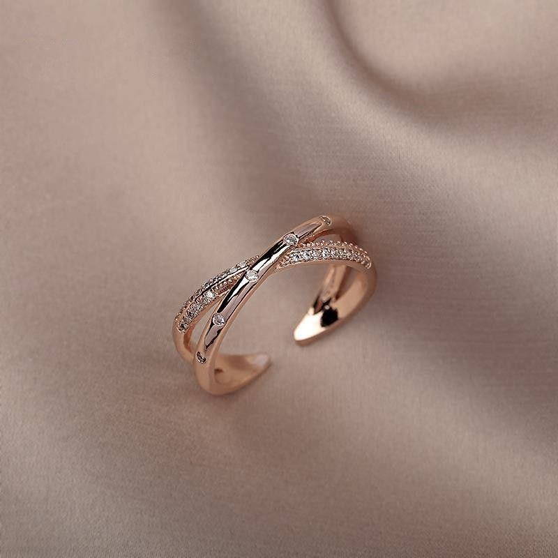 Cluster Rings 2021 Arrival Trendy Geometric Simple Rose Gold Cross Zircon Adjustable Fashion Women Crystal Party
Cluster Rings 2021 Arrival Trendy Geometric Simple Rose Gold Cross Zircon Adjustable Fashion Women Crystal Party