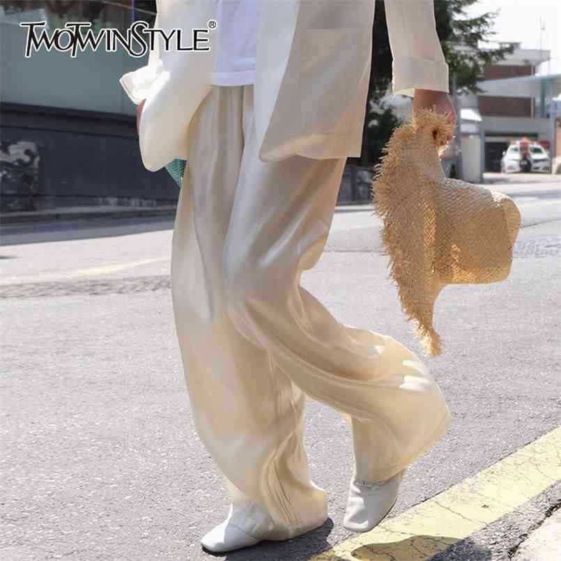 White Casual Pants For Women High Waist Loose Korean Oversized Wide Leg Female Summer Fashion 210521, Green
White Casual Pants For Women High Waist Loose Korean Oversized Wide Leg Female Summer Fashion 210521, Green