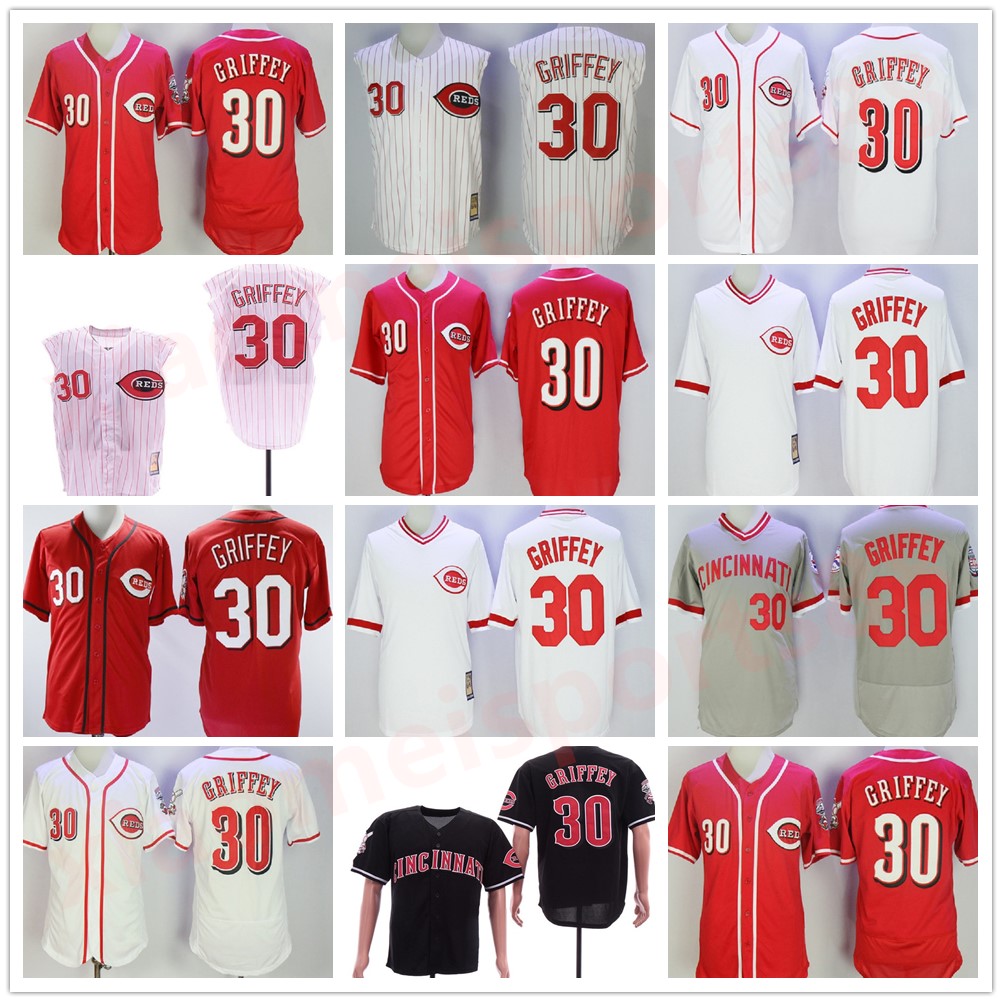Retro Women kids Vintage 30 Ken Griffey Jr Baseball Jersey Men Flexbase Pullover Pinstripe Team Red White Grey Black Stitched Retire 1976 2000 Top Quality, As shown
Retro Women kids Vintage 30 Ken Griffey Jr Baseball Jersey Men Flexbase Pullover Pinstripe Team Red White Grey Black Stitched Retire 1976 2000 Top Quality, As shown