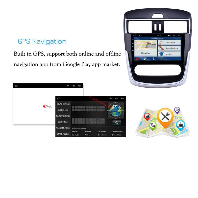 9 Inch Car Dvd Player Android fm radio for Nissan Tiida 2016-2018 Multimedia System Touch Screen Stereo Gps Navigation support Carplay DVR OBD2