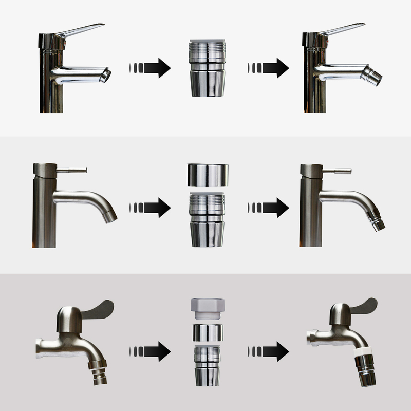 Water Dental Flosser Faucet Oral Irrigator Floss Pick Irrigation Teeth Cleaning Machine 220225