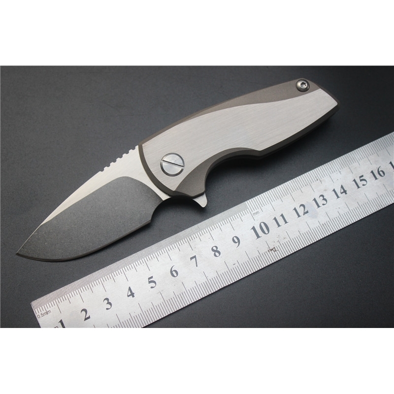 , Malyshev Gnome folding knife pocket outdoor knife D2 stainless steel blade Ti handle Survival hunting tool
, Malyshev Gnome folding knife pocket outdoor knife D2 stainless steel blade Ti handle Survival hunting tool