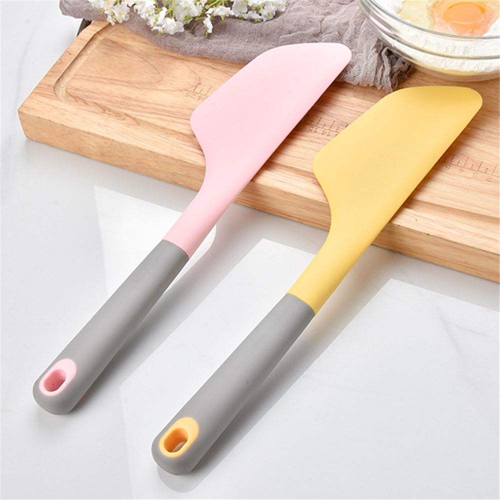 Large Silicone Cream Baking Scraper Pastry Tools Non Stick Butter Mixer Smoother Spreader Heat Resistant Spatula EEB5987 Free shipping