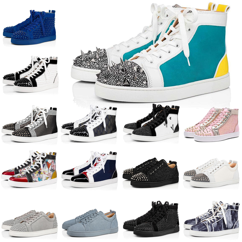 2022 blue mens red bottoms Dress shoes spike suede leather men women pink Grey flat fashion party Shoe szie 36-47, #9
2022 blue mens red bottoms Dress shoes spike suede leather men women pink Grey flat fashion party Shoe szie 36-47, #9