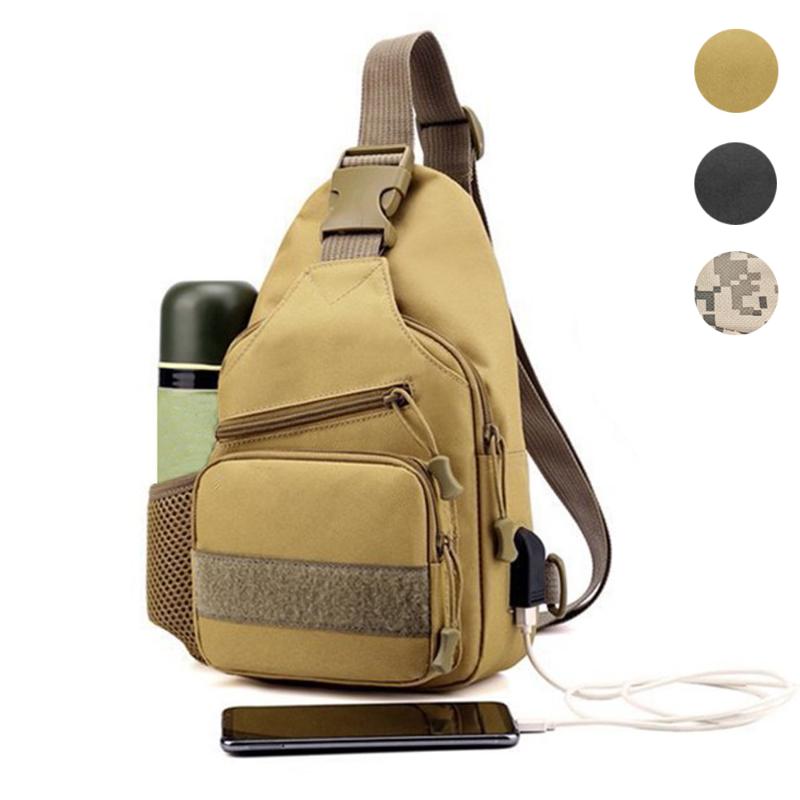 Outdoor Bags Tactical Chest Bag Oxford Sports Shoulder USB Charging Camouflage Hiking Crossbody Military Waist Pack, Black
Outdoor Bags Tactical Chest Bag Oxford Sports Shoulder USB Charging Camouflage Hiking Crossbody Military Waist Pack, Black