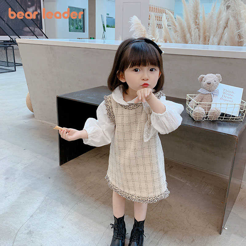 Bear Leader Girls Princess Elegant Dresses Autumn Winter Kids Girl Plaid Sleeveless Vestidos Clothes Casual Clothing 210708, Ah5717beige
Bear Leader Girls Princess Elegant Dresses Autumn Winter Kids Girl Plaid Sleeveless Vestidos Clothes Casual Clothing 210708, Ah5717beige