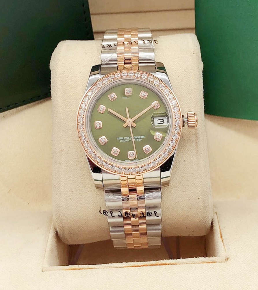 High-end designerHigh quality fashion sapphire mirror 31mm womens watches dress stainless steel watch with date diamond ring automatic mechanical
High-end designerHigh quality fashion sapphire mirror 31mm womens watches dress stainless steel watch with date diamond ring automatic mechanical