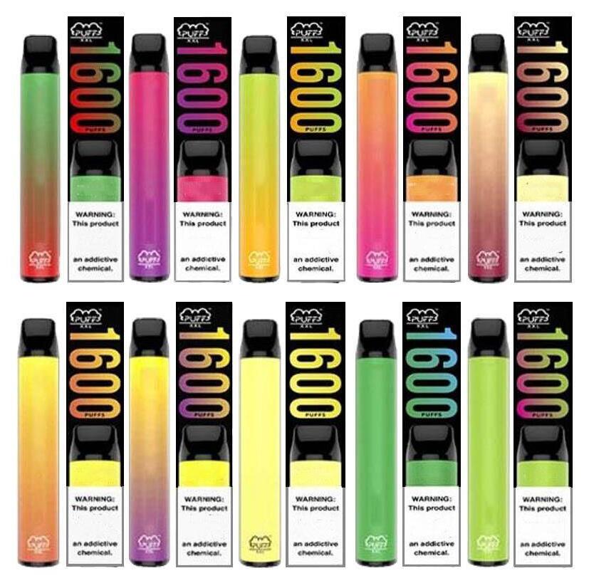 Puff XXL Disposable electronic cigarette Vape Pen 1600 Puffs
Puff XXL Disposable electronic cigarette Vape Pen 1600 Puffs