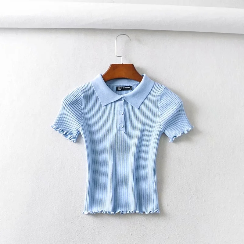 Summer Sexy crop top women short sleeve white t shirt solid cropped s mujer streetwear clothes ladies tee femme 210521