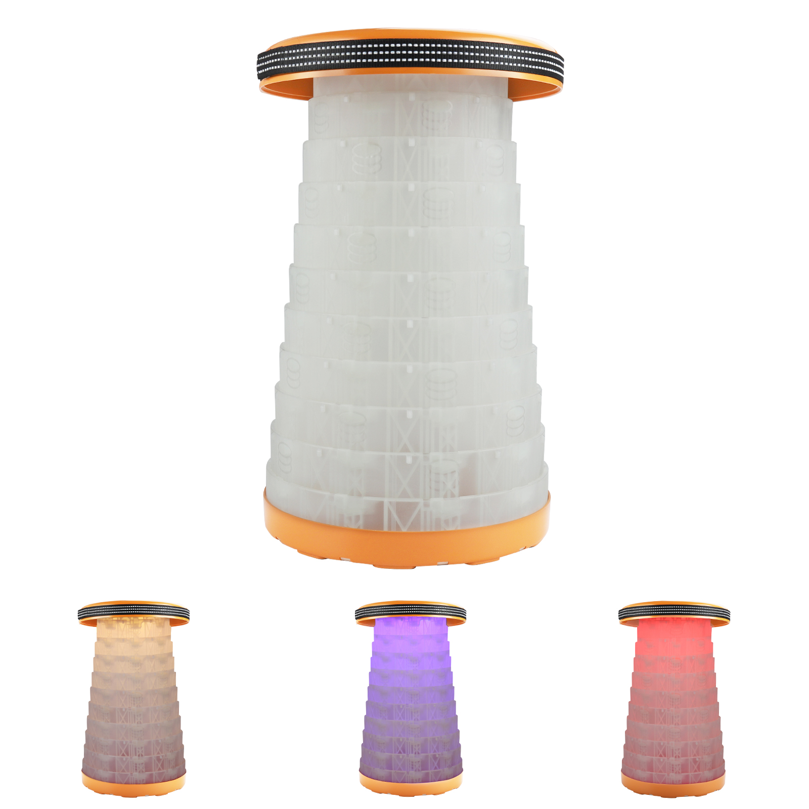 Portable Telescopic Seat Camping Stool 3 Model Led Lighting Telescoping Sitting Folding Seats Retractable Adjustable Height Orange Otinlai
Portable Telescopic Seat Camping Stool 3 Model Led Lighting Telescoping Sitting Folding Seats Retractable Adjustable Height Orange Otinlai