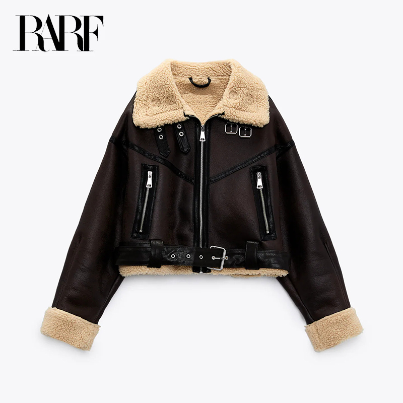 New 2021 Winter Jaet Women Thi Faux Leather Jaet Women Coat Warm Lamb Biker Coat Female Casual Belt Outwear Ladies, Brown
New 2021 Winter Jaet Women Thi Faux Leather Jaet Women Coat Warm Lamb Biker Coat Female Casual Belt Outwear Ladies, Brown