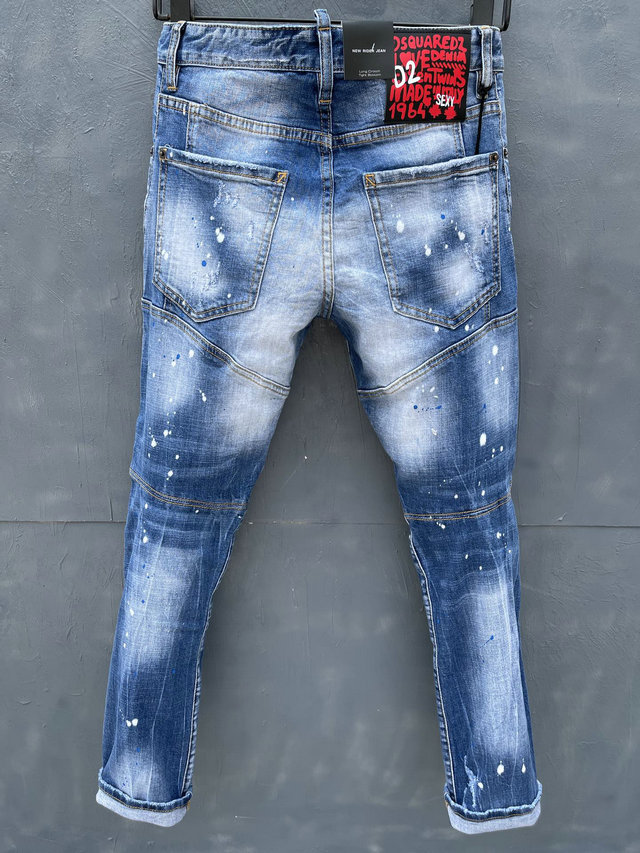 2022 new mens summer cotton ripped jeans ninepoint straight slim fit youth patch trend beggar pants, Blue
2022 new mens summer cotton ripped jeans ninepoint straight slim fit youth patch trend beggar pants, Blue