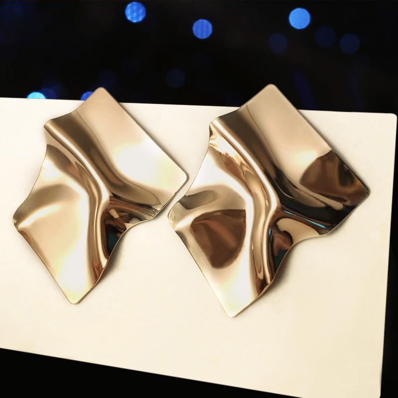 Stud Vintage Trendy Statement Gold Earrings For Women Geometric Irregular Metal Dangle Big 2021 Female Fashion Jewelry
Stud Vintage Trendy Statement Gold Earrings For Women Geometric Irregular Metal Dangle Big 2021 Female Fashion Jewelry
