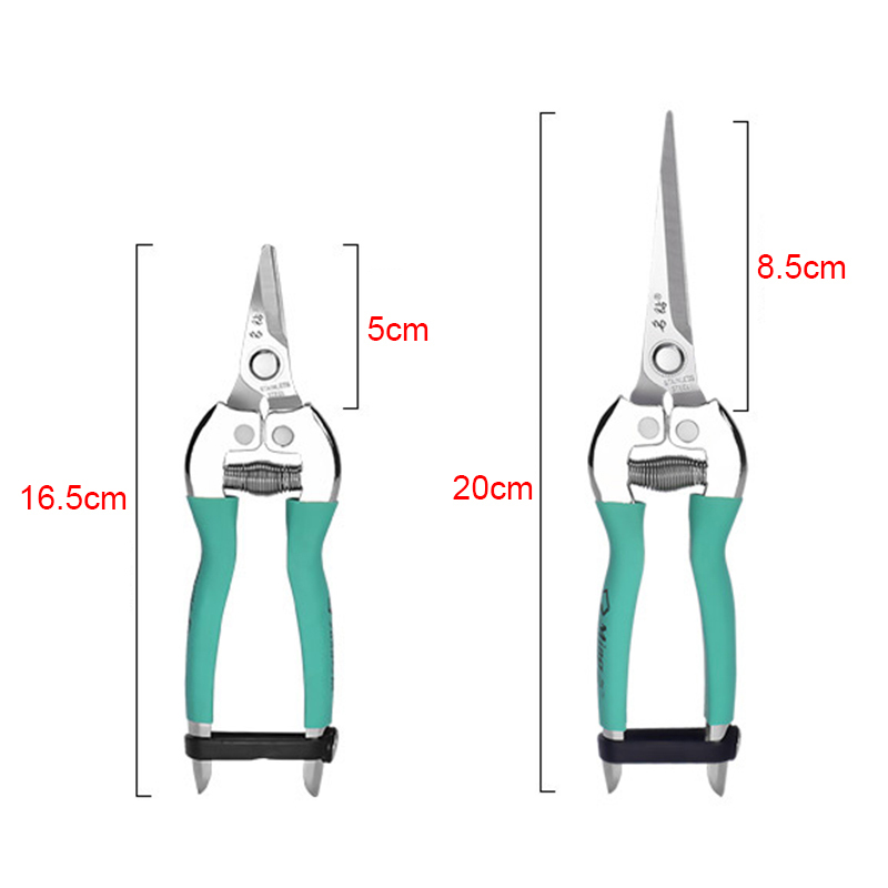 Professional 2sizes Fashion Plant Garden Gardening Tool Pruning Shears Bent Portable Fruit Picking Scissors Small Scissor