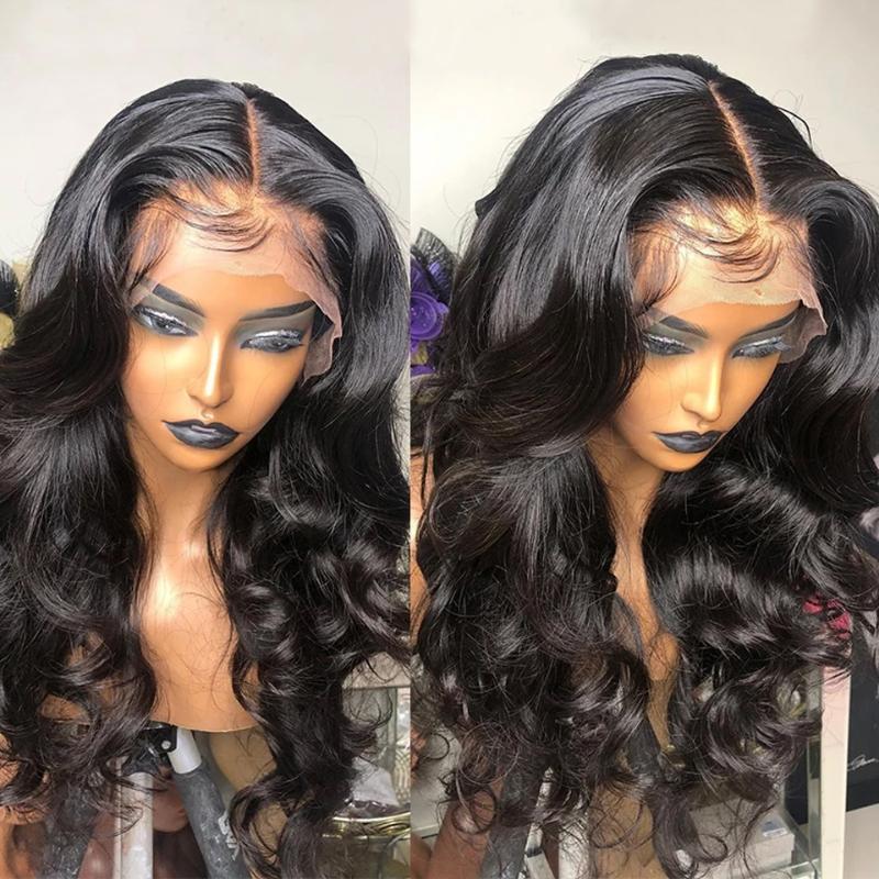 Lace Wigs 40inch Human Hair Frontal Wig Body Wave Front Preplucked Hairline Vendor Wholesale