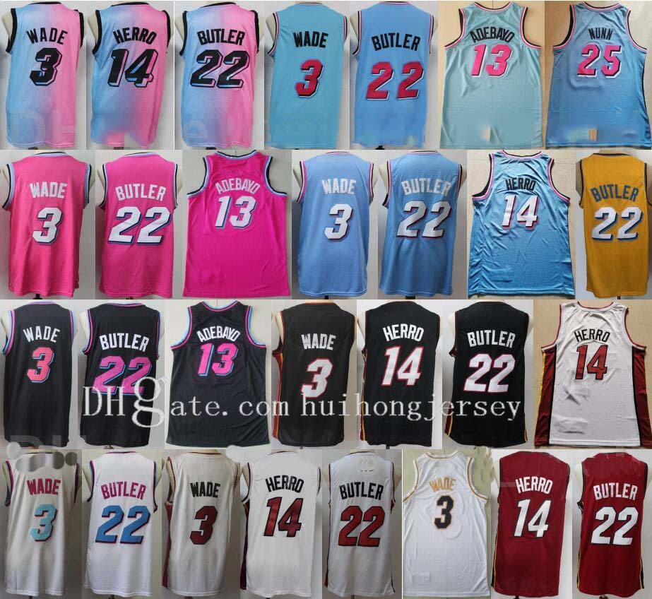 2020 Men Basketball Jersey Dwyane Wade 3 Tyler Herro 14 Jimmy Butler 22 Kendrick Nunn 25 Bam Adebayo 13 Black White Pink Stitched
2020 Men Basketball Jersey Dwyane Wade 3 Tyler Herro 14 Jimmy Butler 22 Kendrick Nunn 25 Bam Adebayo 13 Black White Pink Stitched