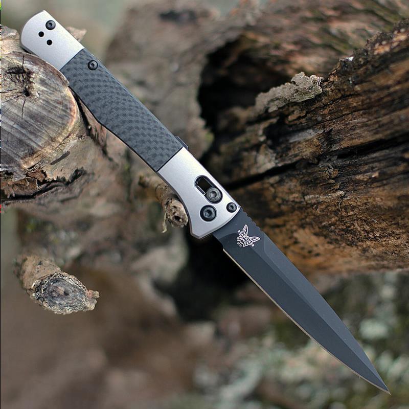 Benchmade 4170BK AUTO Fact Folding Knife 3.95" S90V Black DLC Spear Point Blade, Aluminum Handles with Carbon Fiber Inlays Outdoor Dtqr
Benchmade 4170BK AUTO Fact Folding Knife 3.95" S90V Black DLC Spear Point Blade, Aluminum Handles with Carbon Fiber Inlays Outdoor Dtqr