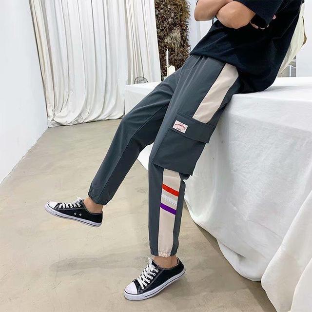 Overalls Men's Fashion Brand Leggings Straight Tube Loose Korean Autumn Versatile Ins Super Fire And Winter Pants
