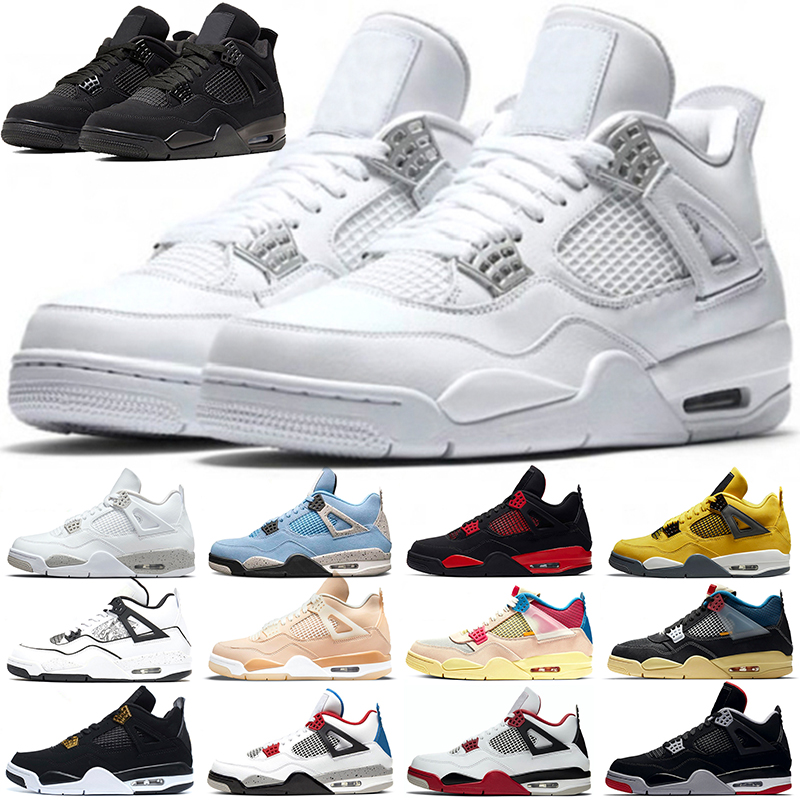 Basketball Shoes Jumpman 4 Men Women 4s Red Thunder Lightning White Oreo University Blue Black Cat Pure Money Bred What The Mens Trainers Sneakers Szie 5.5-13, #1 red thunder
Basketball Shoes Jumpman 4 Men Women 4s Red Thunder Lightning White Oreo University Blue Black Cat Pure Money Bred What The Mens Trainers Sneakers Szie 5.5-13, #1 red thunder