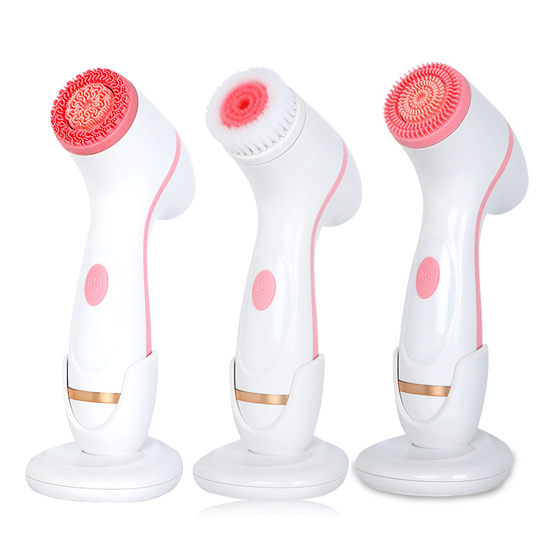 Facial Cleansing Brush Sonic Vibration Silicone Face Spin Brush Electric Cleanser Washing Skin Deep Cleaning Remove Blackhead
Facial Cleansing Brush Sonic Vibration Silicone Face Spin Brush Electric Cleanser Washing Skin Deep Cleaning Remove Blackhead