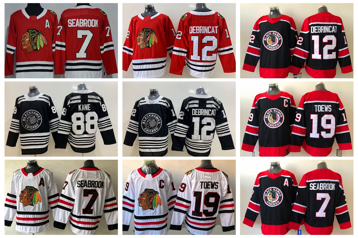 2021 Chicago Blackhawks Ice Hockey Jerseys Mens Patrick Kane Jersey Jonathan Toews Alex DeBrincat Kirby Dach Duncan Keith Brent Seabrook Mal, Black;red
2021 Chicago Blackhawks Ice Hockey Jerseys Mens Patrick Kane Jersey Jonathan Toews Alex DeBrincat Kirby Dach Duncan Keith Brent Seabrook Mal, Black;red
