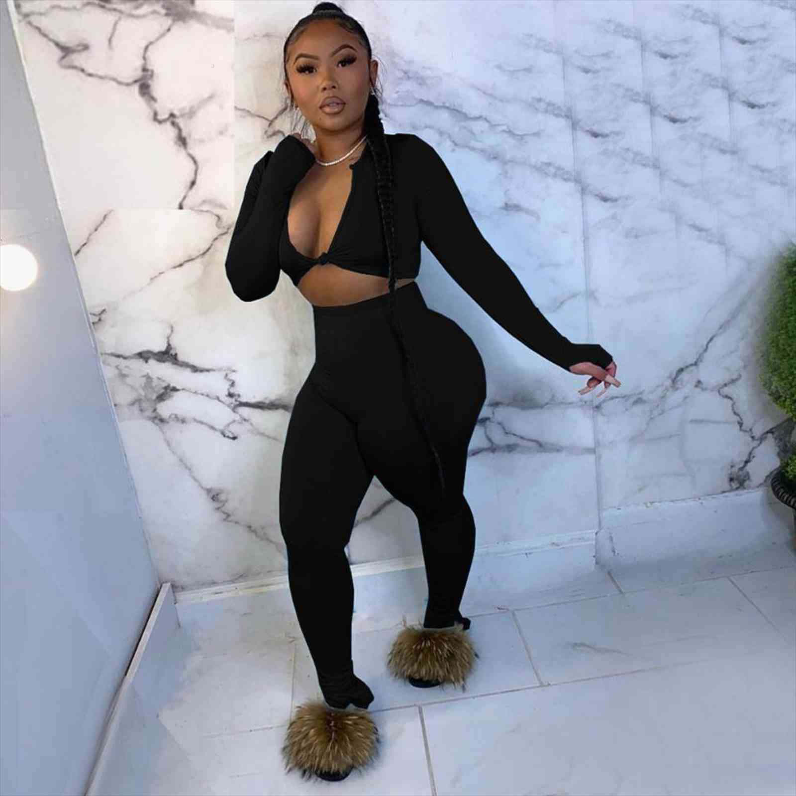 two piece set womens pants bandage long spit open up sportsuit tracksuit matching outfit solid 4, White
two piece set womens pants bandage long spit open up sportsuit tracksuit matching outfit solid 4, White