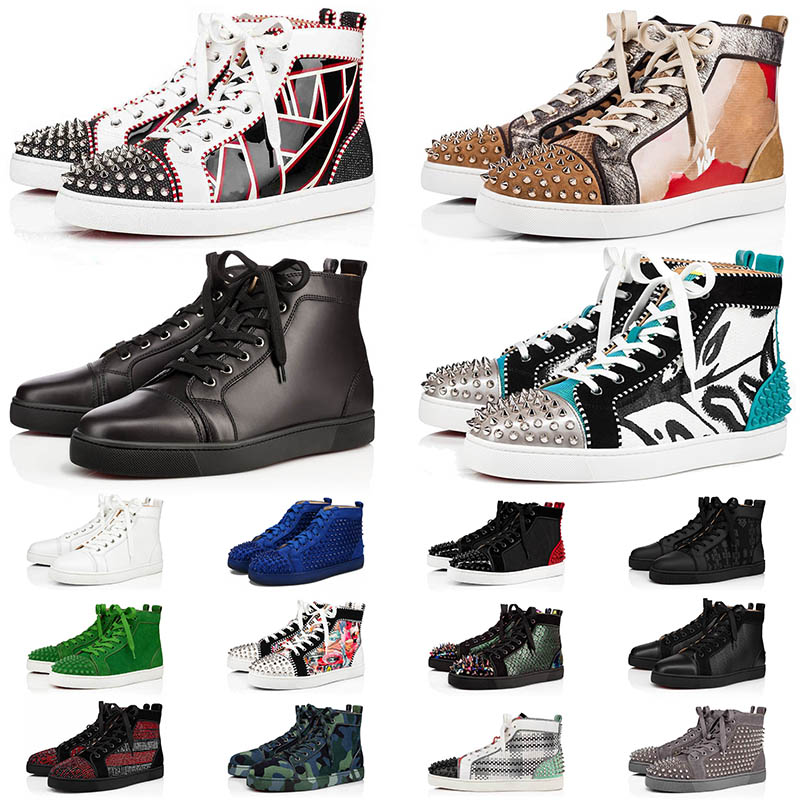 Wholesale Red Bottom Casual Shoes Christians Diamonds Glitter Luxurys Suede Mens Fashion Trainers Leather Suede Womens Studded Spikes Sneake, Black 
Wholesale Red Bottom Casual Shoes Christians Diamonds Glitter Luxurys Suede Mens Fashion Trainers Leather Suede Womens Studded Spikes Sneake, Black