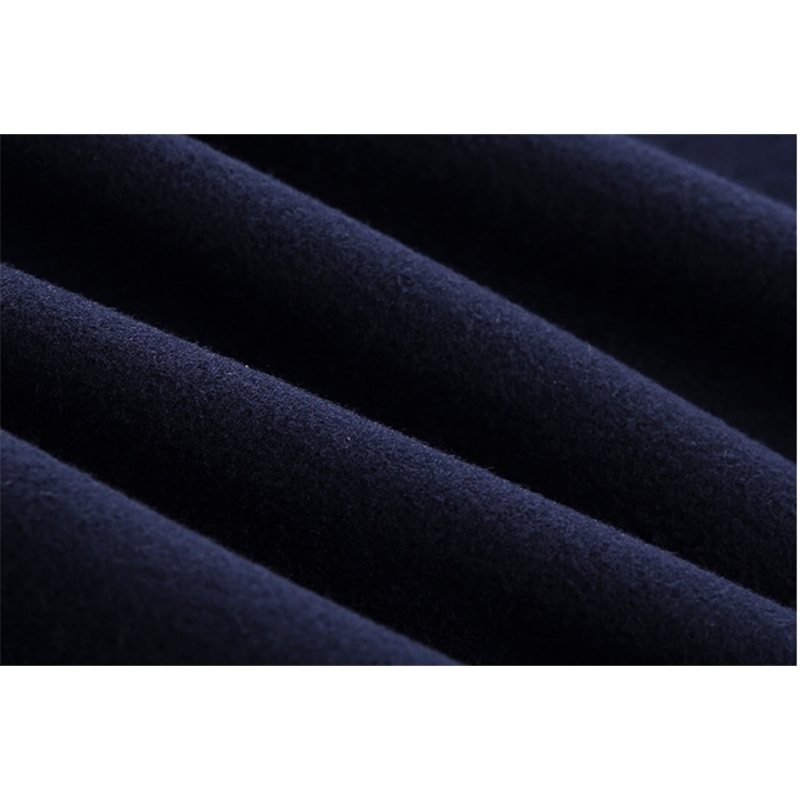 IEFB Woolen Coat Men's Korean Fashion Over The Knee Mid Long Loose Hooded Oversized Horn Button Autumn Winter Clothes 9Y4793 210524