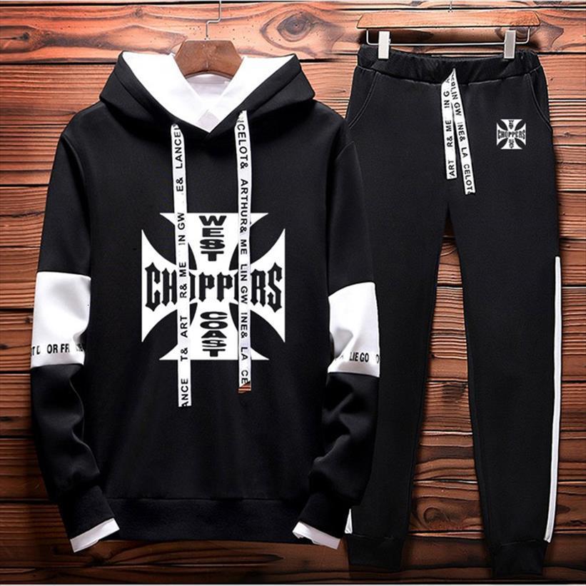 fashion hoodie west coast mens tracksuit choppers spring autumn casual pullover cotton hooded pants 2 piece set, Gray
fashion hoodie west coast mens tracksuit choppers spring autumn casual pullover cotton hooded pants 2 piece set, Gray
