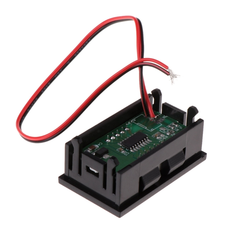 Dc 4.5 V-30 V Digital Voltmeter 0.56 "Led 2-wire Voltage Volt Meter Panel Gauge