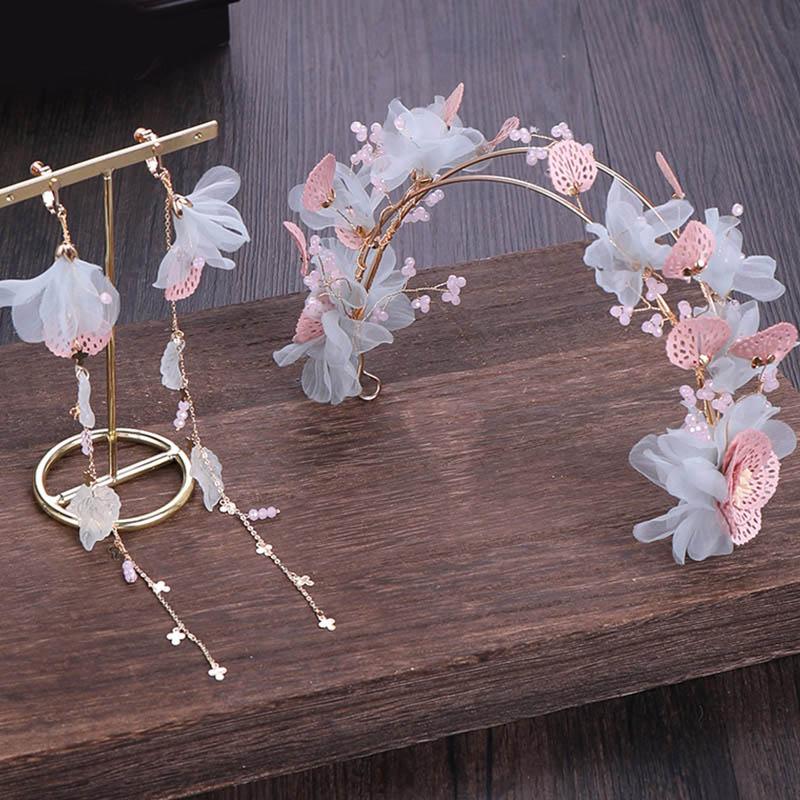 Wedding Jewelry Sets FORSEVEN Classic Chinese Bridal Pink Flower Crystal Tiaras Long Tassel Ear Clip Set Hair Accessories JL, Slivery;golden
Wedding Jewelry Sets FORSEVEN Classic Chinese Bridal Pink Flower Crystal Tiaras Long Tassel Ear Clip Set Hair Accessories JL, Slivery;golden
