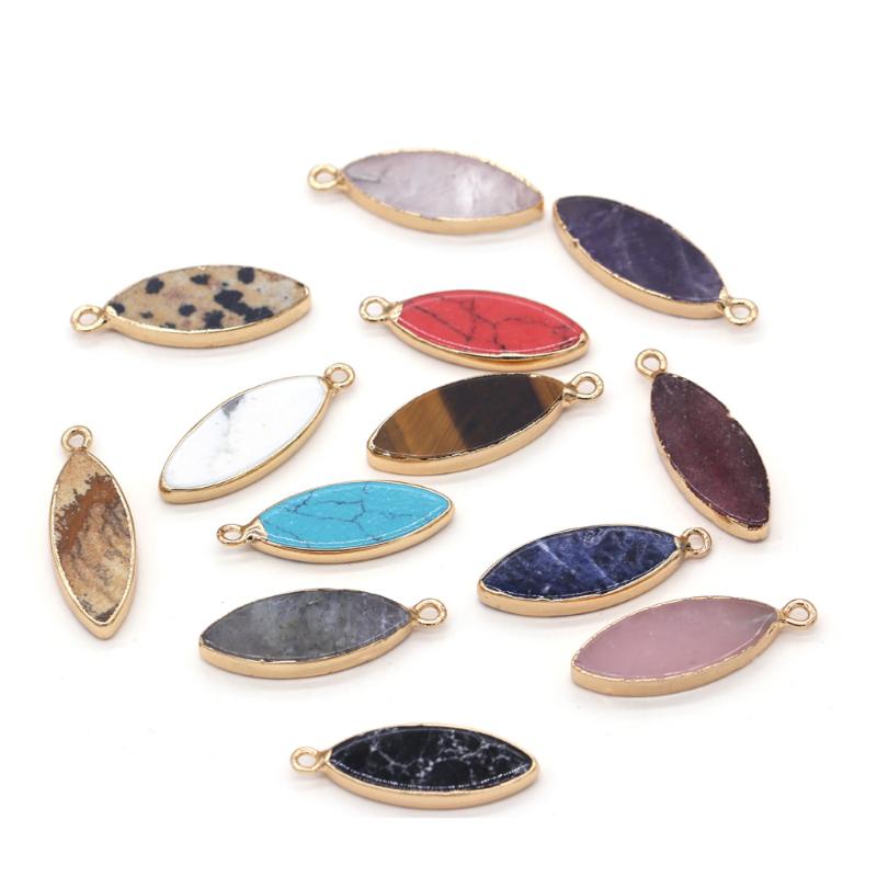 Charms Natural Stone Gem Marquise Pendant Garnet Amethyst Crafts DIY Necklace Bracelet Earrings Jewelry Accessories Gift Making 10x30mm, Bronze;silver
Charms Natural Stone Gem Marquise Pendant Garnet Amethyst Crafts DIY Necklace Bracelet Earrings Jewelry Accessories Gift Making 10x30mm, Bronze;silver