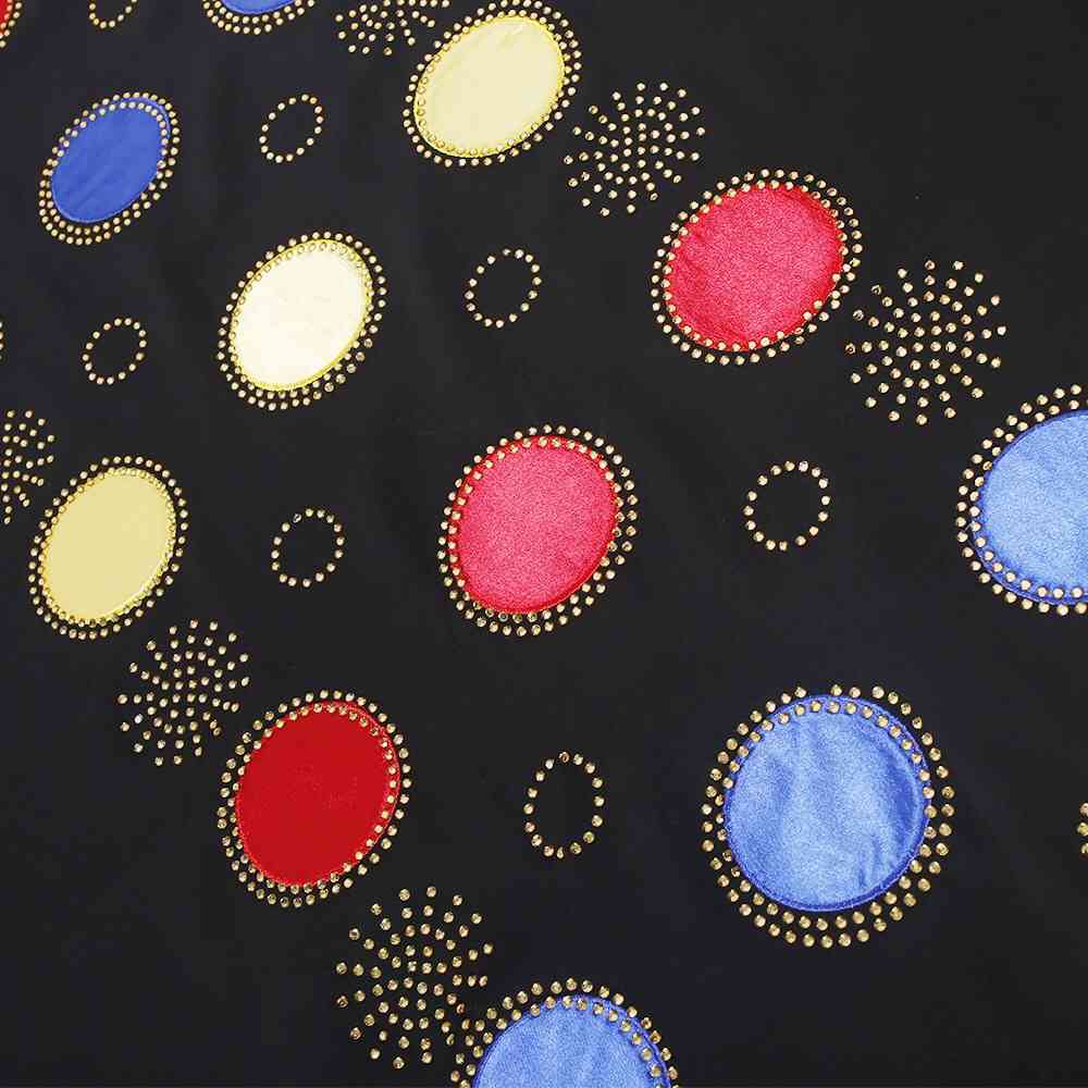 Long African Black Dresses For Women Evening Flare Sleeve Print Loose Floor Length Vintage Elegant Night Party Vestidos Big Size 210510