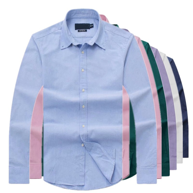 Wholesale men's casual long-sleeved polo shirt T-shirt spring and autumn business pure cotton Oxford cloth top slim fit suit color horse, Pink
Wholesale men's casual long-sleeved polo shirt T-shirt spring and autumn business pure cotton Oxford cloth top slim fit suit color horse, Pink