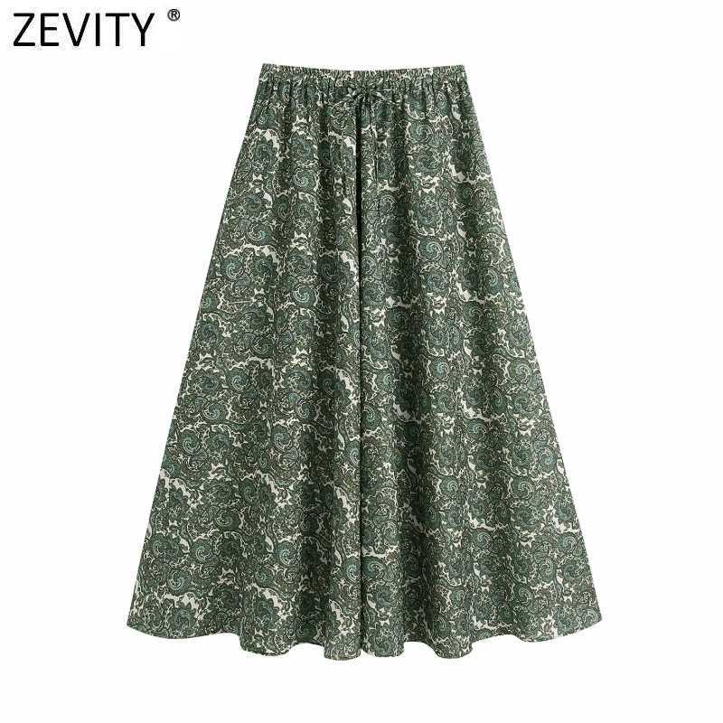 Zevity Women Vintage Totem Floral Print Green Midi Skirt Faldas Mujer Female Chic Elastic Waist Party Vestido Brand Skirt QUN757 210603, As pic qun757bb
Zevity Women Vintage Totem Floral Print Green Midi Skirt Faldas Mujer Female Chic Elastic Waist Party Vestido Brand Skirt QUN757 210603, As pic qun757bb