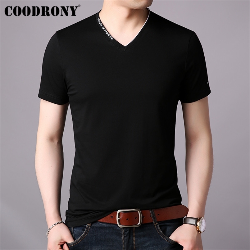 COODRONY T Shirt Men Short Sleeve T- Clothing Summer Streetwear Casual 's T- V-Neck Tee Homme S95022 210721, Gray
COODRONY T Shirt Men Short Sleeve T- Clothing Summer Streetwear Casual 's T- V-Neck Tee Homme S95022 210721, Gray