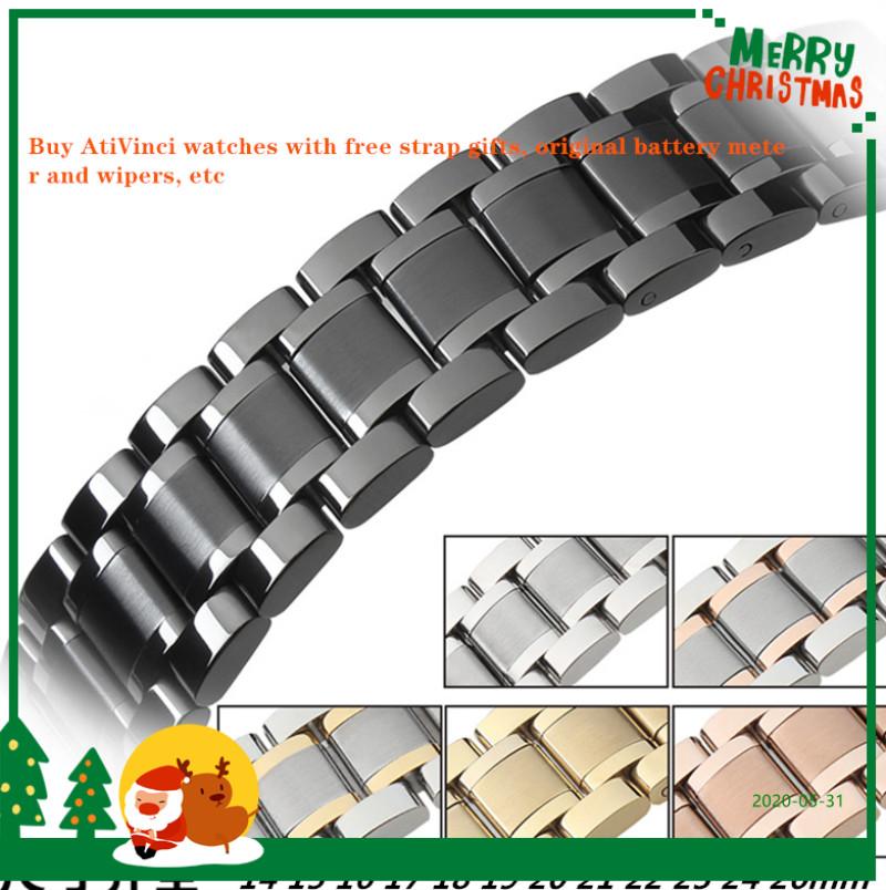 Watch Bands Currently Available Flat Head Wu Zhu Solid Stainless Steel Band 22 Mm Strap Black Double-Tap Foldi
Watch Bands Currently Available Flat Head Wu Zhu Solid Stainless Steel Band 22 Mm Strap Black Double-Tap Foldi