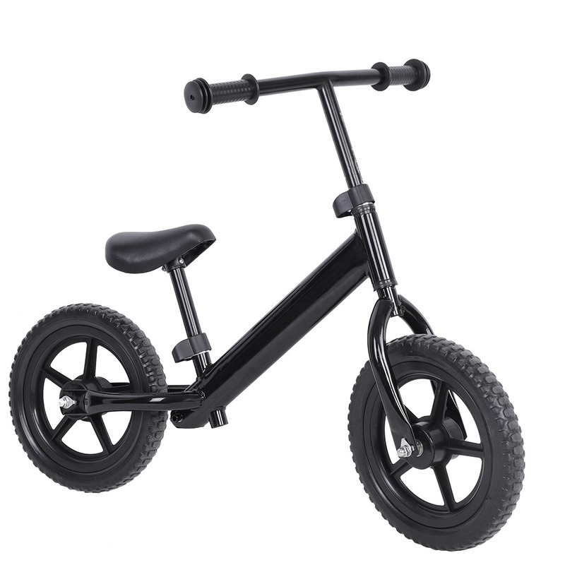 12inch Wheel Carbon Steel Kids Balance Bicycle Children Bicycle Riding Learning Gift for Kids One-piece No-Pedal Bike (Black)
12inch Wheel Carbon Steel Kids Balance Bicycle Children Bicycle Riding Learning Gift for Kids One-piece No-Pedal Bike (Black)