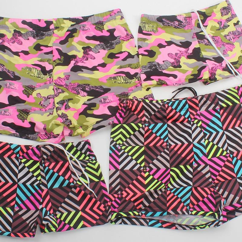 Camouflage Family Matching Father Son Swim Trunk Bathing Suits Parent Child Beach Wears Men Swimsuit Children Swimwear Men's Shorts
