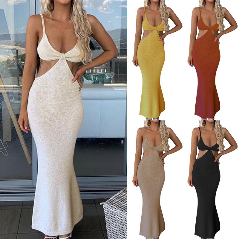 Casual Dresses Y2K Street Sexy Long Dress Halter Back Slim Night Strap Skirt Elegant Temperament Sky Suspender Soft, Beige
Casual Dresses Y2K Street Sexy Long Dress Halter Back Slim Night Strap Skirt Elegant Temperament Sky Suspender Soft, Beige