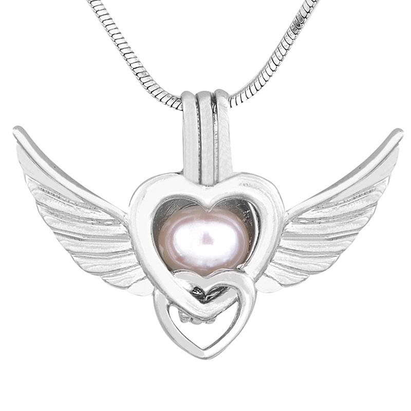 Pendant Necklaces Pcs Silver Angel Pearl Cage Pendants, Necklace Jewelry For DIY Gift, PC153
Pendant Necklaces Pcs Silver Angel Pearl Cage Pendants, Necklace Jewelry For DIY Gift, PC153