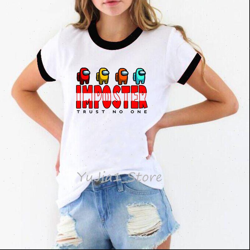 Cute Womens T Shirts Angel Among Us Tshirts Women Video Game Cartoon Print Shirt Femme Harajuku Kawaii Clothes Female Hip, White
Cute Womens T Shirts Angel Among Us Tshirts Women Video Game Cartoon Print Shirt Femme Harajuku Kawaii Clothes Female Hip, White