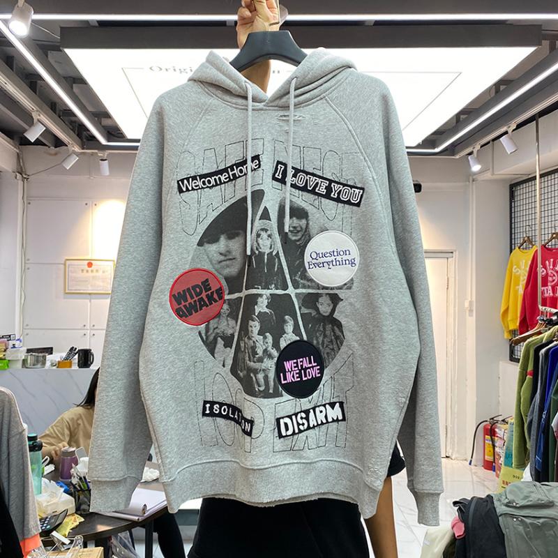 Men's Hoodies & Sweatshirts Badge Print Broken Tear Drawstring Hoodie Men Women Pullover Harajuku Mens Clothing
Men's Hoodies & Sweatshirts Badge Print Broken Tear Drawstring Hoodie Men Women Pullover Harajuku Mens Clothing