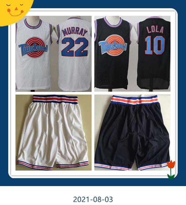 Space Jam Jersey Movie Tune Squad Looney Daffy Duck Bill Murray Lola Bugs Bunny TAZ Tweety Michael James Curry Basketball Shorts Black White Athletic Outdoor Jerseys, Black jersey
Space Jam Jersey Movie Tune Squad Looney Daffy Duck Bill Murray Lola Bugs Bunny TAZ Tweety Michael James Curry Basketball Shorts Black White Athletic Outdoor Jerseys, Black jersey