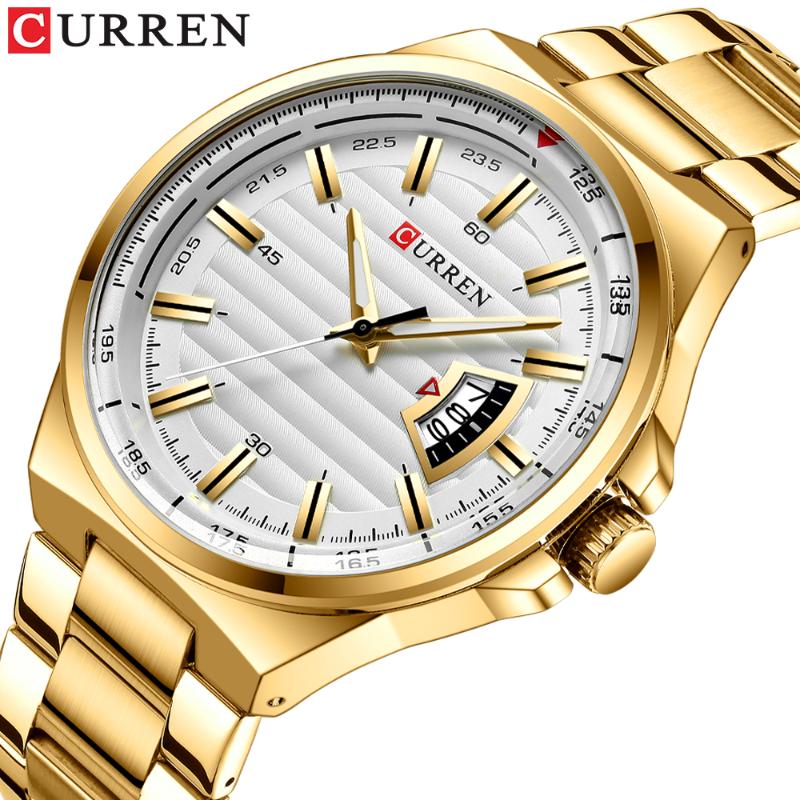 Wristwatches CURREN Top Men's Watch 30m Waterproof Date Clock Male Sports Watches Men Quartz Casual Wristwatch Relogio Masculin, Slivery;brown
Wristwatches CURREN Top Men's Watch 30m Waterproof Date Clock Male Sports Watches Men Quartz Casual Wristwatch Relogio Masculin, Slivery;brown