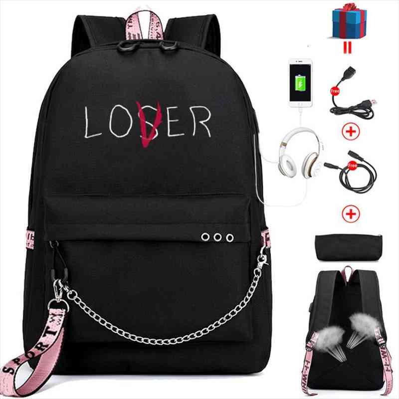 lover loser large school bags for teenage girls usb charging backpack women bag big high youth leisure college
lover loser large school bags for teenage girls usb charging backpack women bag big high youth leisure college